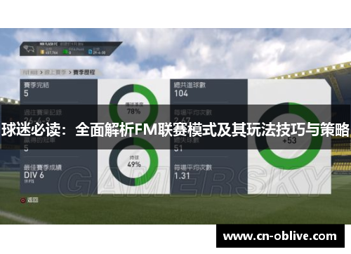 球迷必读：全面解析FM联赛模式及其玩法技巧与策略