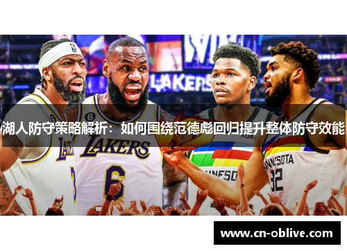 湖人防守策略解析：如何围绕范德彪回归提升整体防守效能